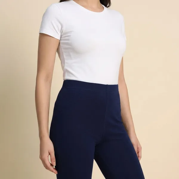 Navy_Blue_Cotton_Lycra_High_Waist_Ankle_Length_Leggings_For_Women
