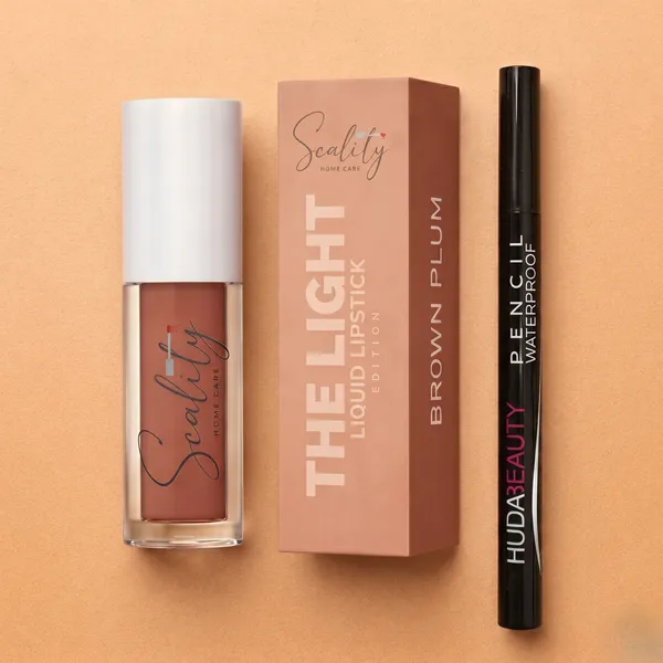 Duebold_-_Liquid_Lipstick_|_Brown_Plum_By_Scality_And_Duebold_-_Eyeliner_By_Huda_Beauty_Pack_Of_2