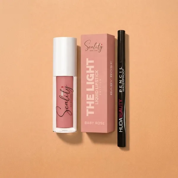 Duebold_-_Liquid_Lipstick_|_Baby_Rose_By_Scality_And_Duebold_-_Eyeliner_By_Huda_Beauty_Pack_Of_2