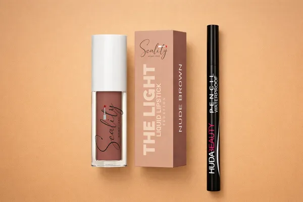 Duebold_-_Liquid_Lipstick_|_Nude_Brown_By_Scality_And_Duebold_-_Eyeliner_By_Huda_Beauty_Pack_Of_2