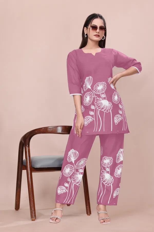 Purple_Cotton_Relaxed_Fit_Floral_Embroidered_Co-Ord_Set_For_Women