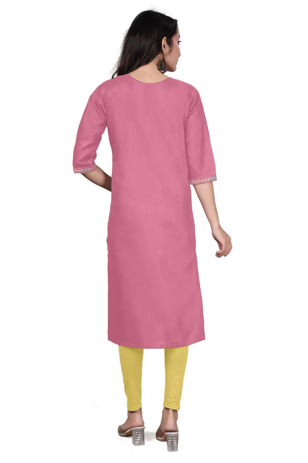 Pink_Georgette_Straight_Embroidered_Kurta_For_Women