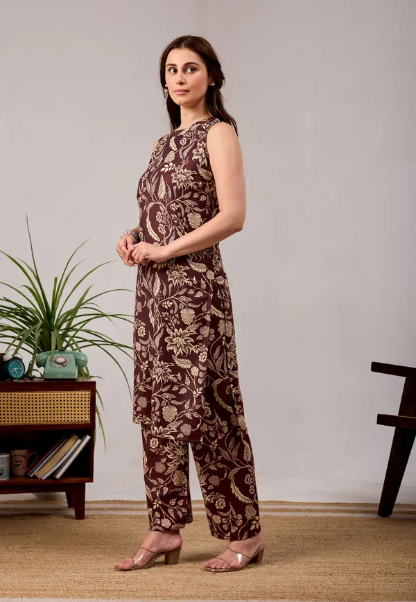 Women's_Floral_Printed_Co-ord_Set_|_Stylish_Kurti_&_Plazzo_Pant_Set_|_Comfortable_Daily_&_Casual_Wear_for_Women