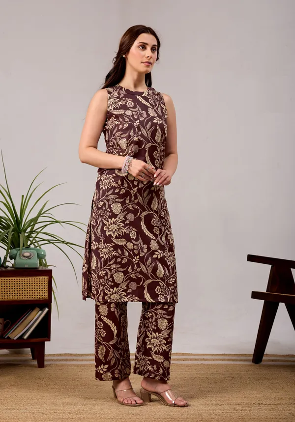 Women's_Floral_Printed_Co-ord_Set_|_Stylish_Kurti_&_Plazzo_Pant_Set_|_Comfortable_Daily_&_Casual_Wear_for_Women