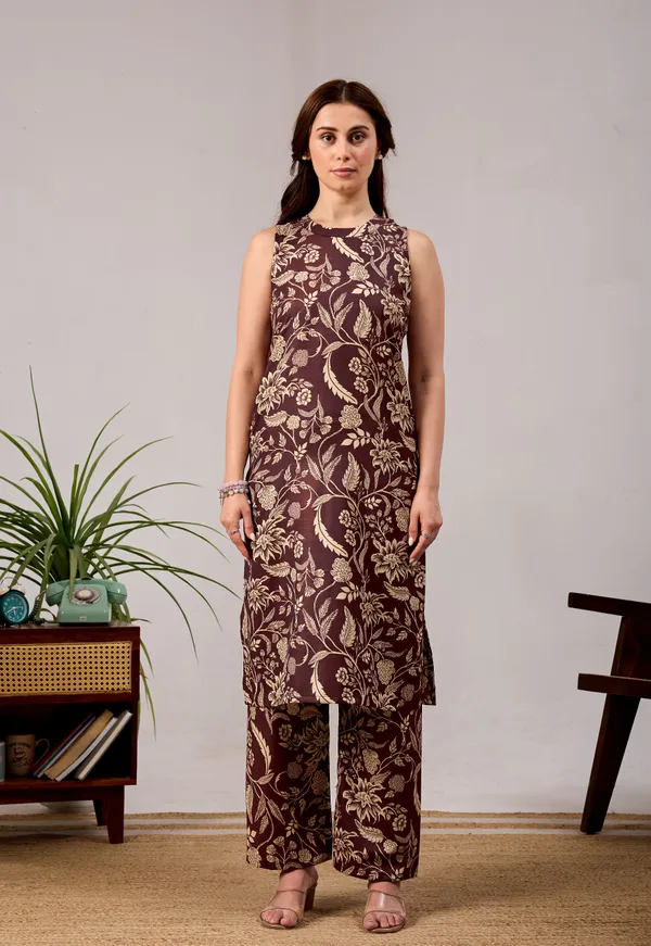 Women's_Floral_Printed_Co-ord_Set_|_Stylish_Kurti_&_Plazzo_Pant_Set_|_Comfortable_Daily_&_Casual_Wear_for_Women