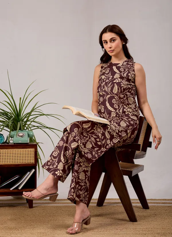 Women's_Floral_Printed_Co-ord_Set_|_Stylish_Kurti_&_Plazzo_Pant_Set_|_Comfortable_Daily_&_Casual_Wear_for_Women
