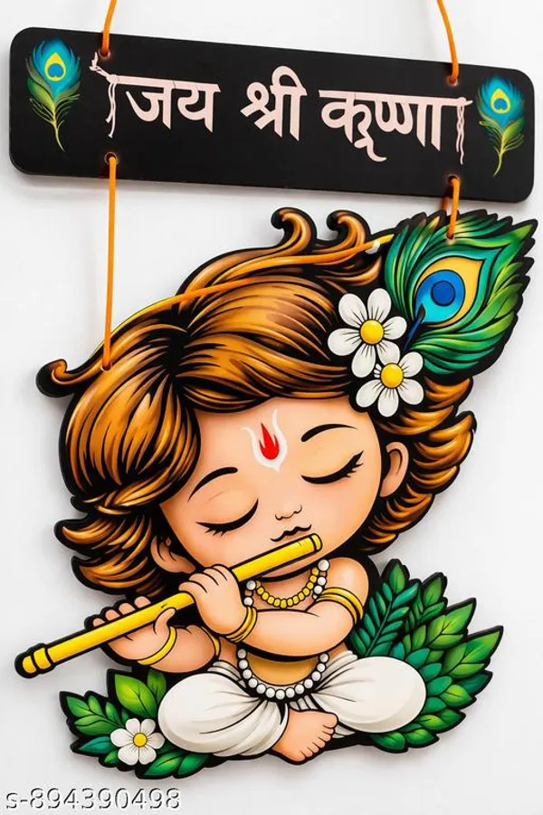 Multicolor_Devotional_Bal_Krishna_Wall_Hanging