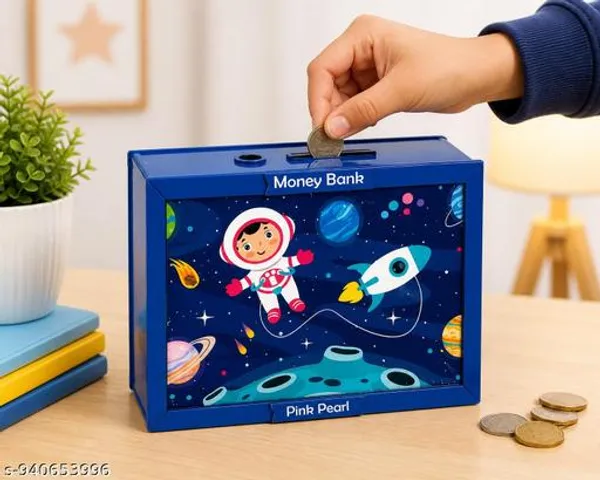 Multicolor_Space_Theme_Astronaut_Cartoon_Kids_Piggy_Bank