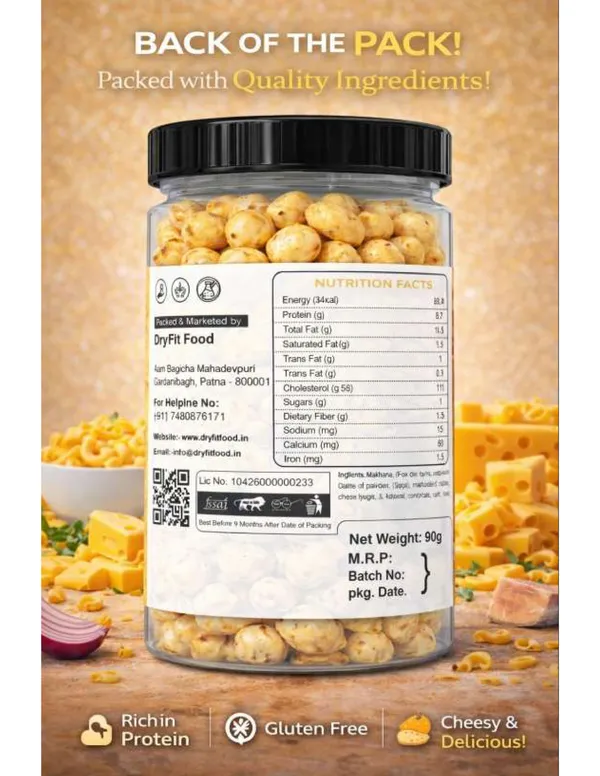 Dryfit_Roasted_Makhana_Mac_And_Cheese_Flavour_180_Gm_pack_of_2