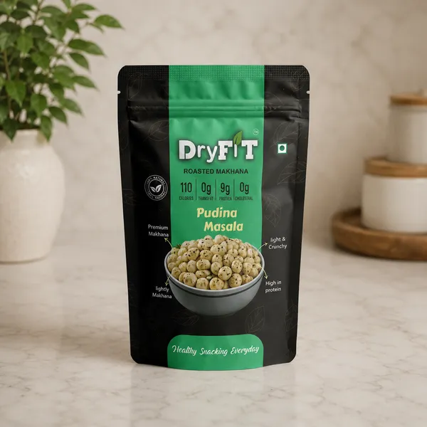 Dryfit_Pudina_Masala_Roasted_Makhana_High_Protein_Snack