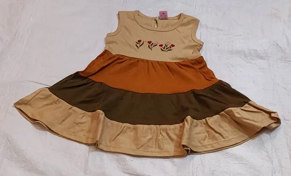 Multicolor_Cotton_Tiered_Dress_For_Girls