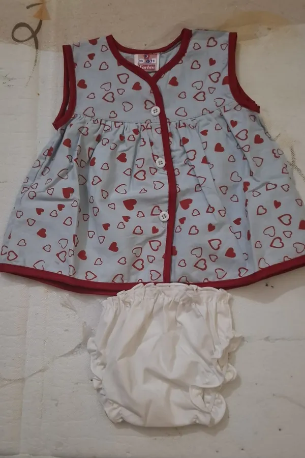 Blue_And_Red_Cotton_Heart_Print_Sleeveless_Frock_For_Baby_Girls