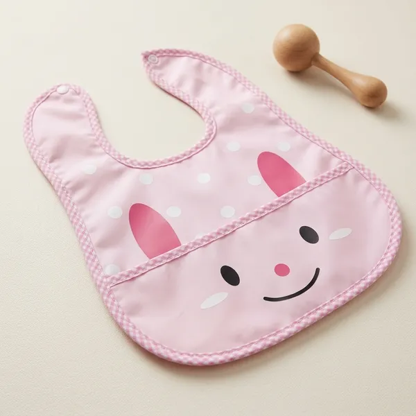 Pink_Cotton_Printed_Waterproof_Baby_Bib_Set_Of_3