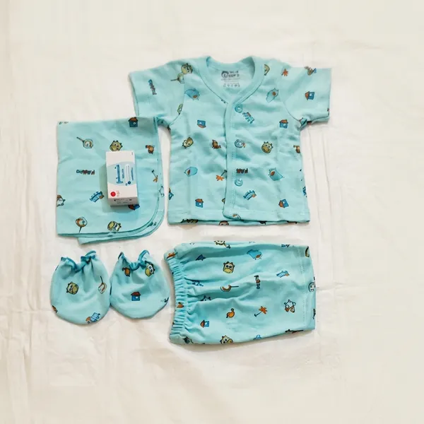Blue_Cotton_Printed_Newborn_Clothing_Set