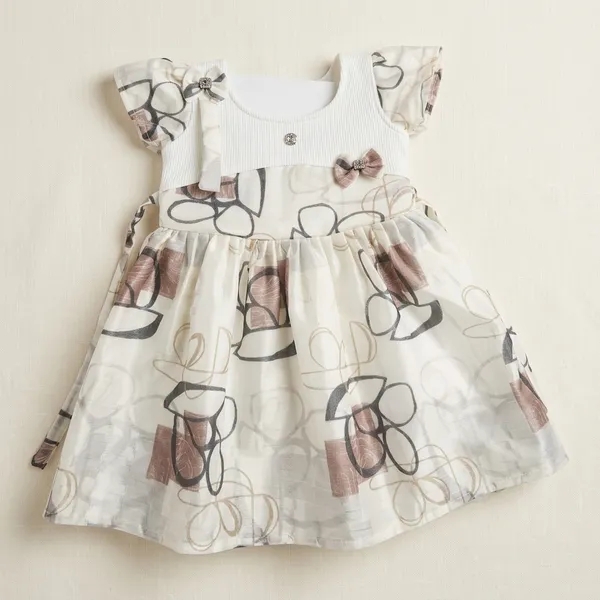 White_Cotton_Sleeveless_Floral_Print_Dress_For_Baby_Girls