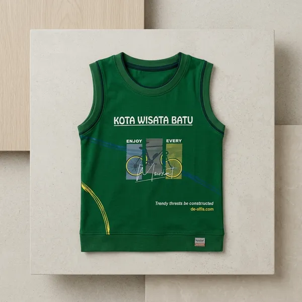 Green_Cotton_Sleeveless_Graphic_Print_T-Shirt_For_Boys