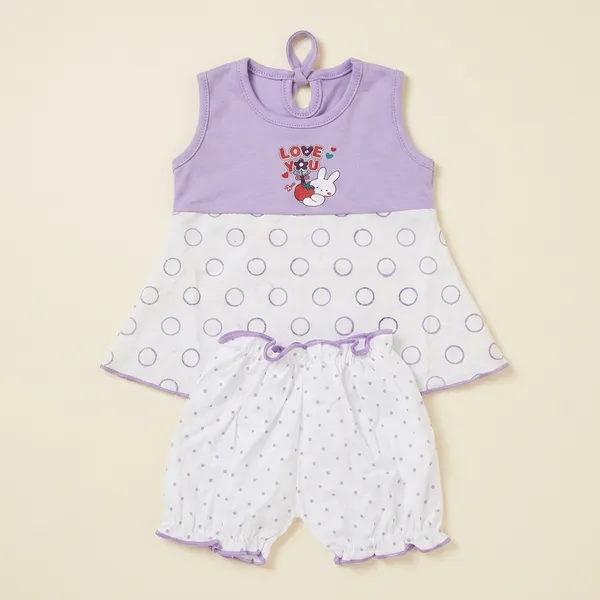 Purple_Cotton_Polka_Dot_Sleeveless_Dress_With_Bloomer_Set_For_Baby_Girls