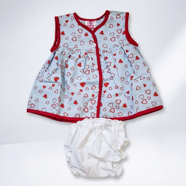 Blue_And_Red_Cotton_Heart_Print_Sleeveless_Frock_For_Baby_Girls