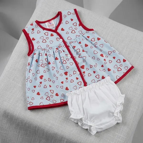Blue_And_Red_Cotton_Heart_Print_Sleeveless_Frock_For_Baby_Girls