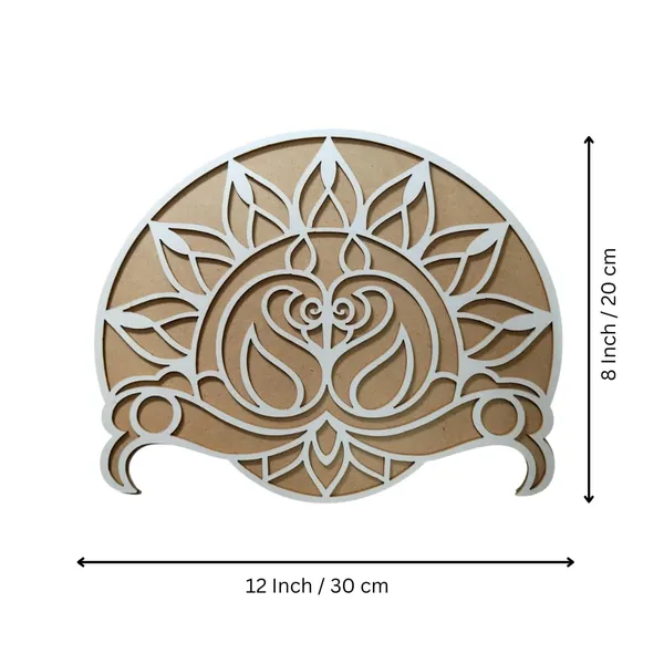 12_Inch_Peacock_Half_Mandala_Rangoli_Stencil_Or_Mat_Premium_5mm_Wooden_Mdf_Reusable_Rangoli_Design_Template_For_Diwali_Weddings_Navratri_Pongal_Onam_Pooja_Room_Entrance_Decoration