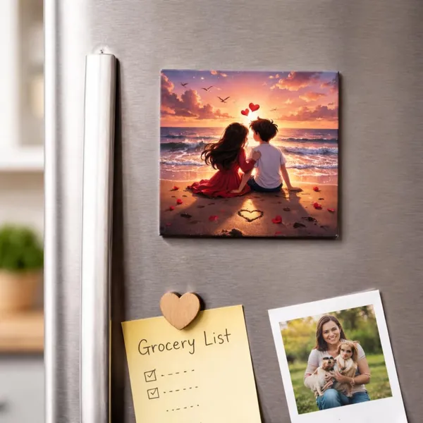 Home_Family_Fridge_Magnet_Combo_Set_Of_4_Home_Sweet_Home_This_Is_Our_Happy_Place_A_Happy_Family_Couple_With_Hearts_Decorative_Home_Magnets