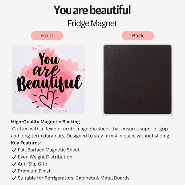 You_Are_Beautiful_Fridge_Magnet_Positive_Affirmation_Refrigerator_Magnet_Inspirational_Kitchen_Decor_Magnet_For_Home_Office_Gift