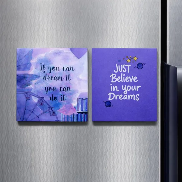 Believe_In_Dreams_Fridge_Magnet_Combo_Set_Of_2_Just_Believe_In_Your_Dreams_If_You_Can_Dream_It_You_Can_Do_It_Inspirational_Quote_Refrigerator_Magnets
