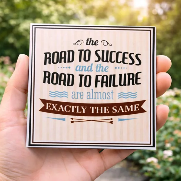 The_Road_To_Success_And_The_Road_To_Failure_Are_Almost_Exactly_The_Same_Fridge_Magnet_Inspirational_Quote_Refrigerator_Magnet_Motivational_Kitchen_Decor_For_Home_Office