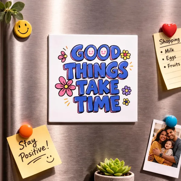 Good_Things_Take_Time_Fridge_Magnet_Motivational_Quote_Refrigerator_Magnet_Inspirational_Kitchen_Decor_Magnet_For_Home_Office_Study