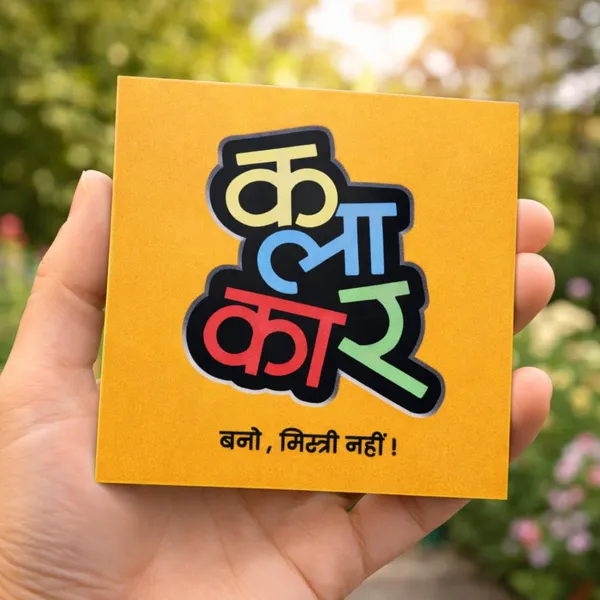 Kalakar_Bano_Mistry_Nahi_Fridge_Magnet_Funny_Hindi_Quote_Refrigerator_Magnet_Creative_Motivation_Kitchen_Decor_Magnet_For_Home_Office_Studio