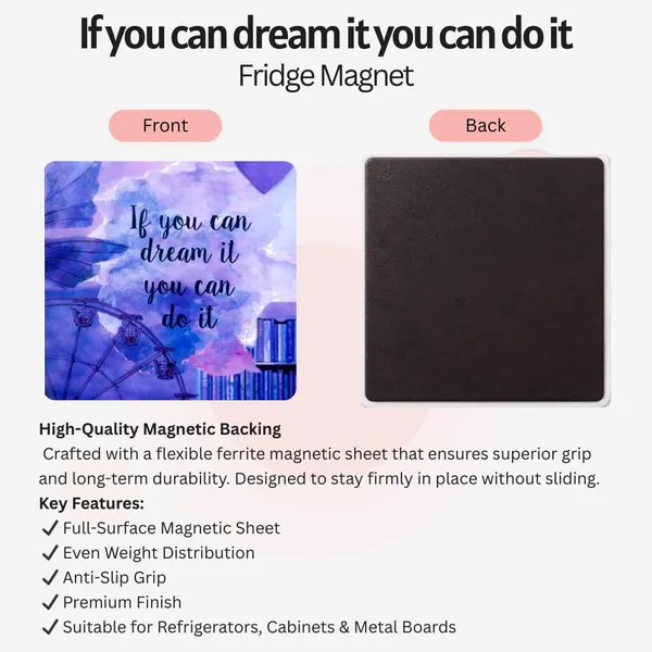 If_You_Can_Dream_It_You_Can_Do_It_Fridge_Magnet_Inspirational_Quote_Refrigerator_Magnet_Motivational_Kitchen_Decor_Magnet_For_Home_Office_Study