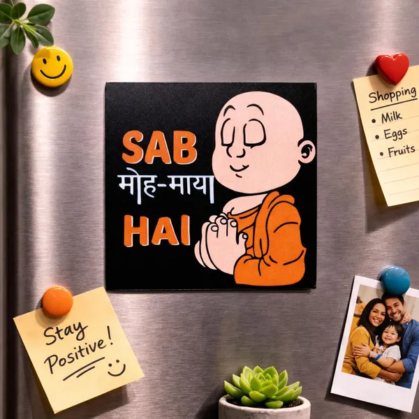 Sab_Moh_Maya_Hai_Fridge_Magnet_Funny_Hindi_Quote_Refrigerator_Magnet_Spiritual_Humor_Kitchen_Decor_Magnet_For_Home_Office