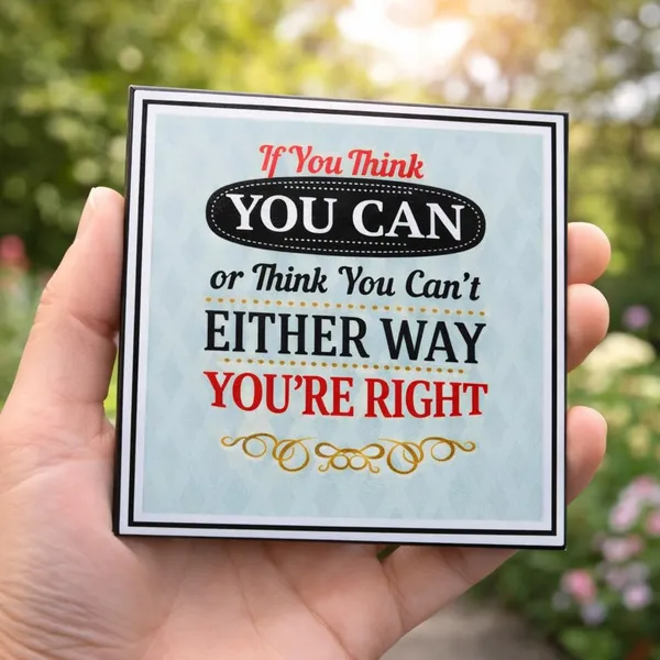 If_You_Think_You_Can_Or_Think_You_Can_T_Either_Way_You_Are_Right_Fridge_Magnet_Motivational_Quote_Refrigerator_Magnet_Inspirational_Kitchen_Decor_For_Home_Office