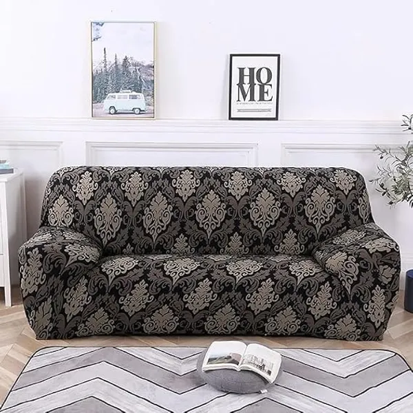 Gifts_Island_Polyester_3+1+1_Seater_Sofa_Abstract_Cover_Pack_of_3_(Brown_Damask)