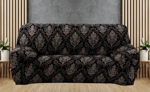 Gifts_Island_Polyester_3_Seater_Sofa_Abstract_Cover_(_Brown_Damas)