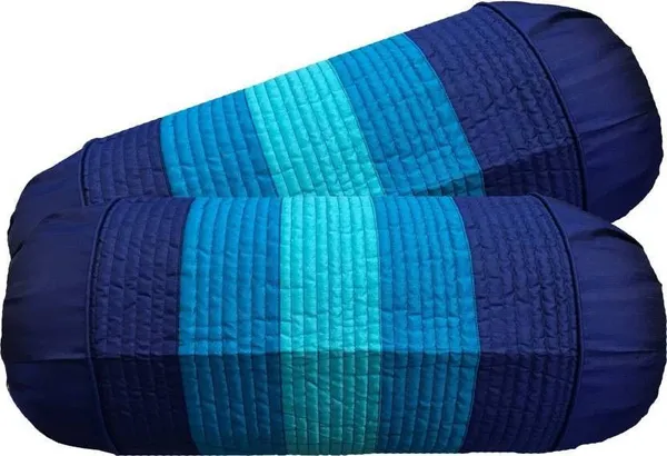 Stuff_N'_Fluff_Dupion_Silk_Bolsters_Cover_(40*77,_Pack_Of_2,_Blue)