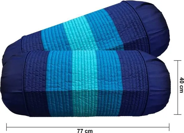 Stuff_N'_Fluff_Dupion_Silk_Bolsters_Cover_(40*77,_Pack_Of_2,_Blue)
