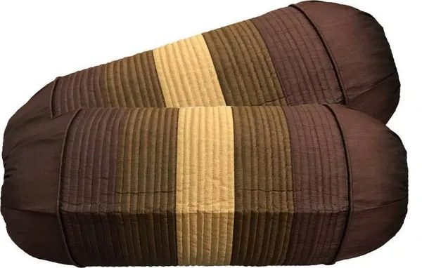 Stuff_N'_Fluff_Dupion_Silk_Bolsters_Cover_(40*77,_Pack_Of_2,_Brown)