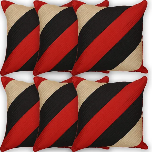 Stuff_N'_Fluff_Dupion_Silk_Cushions_Cover_(40_Cm*40_Cm,_Pack_Of_6,_Multicolor)