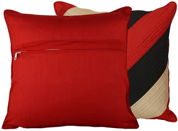 Stuff_N'_Fluff_Dupion_Silk_Cushions_Cover_(40_Cm*40_Cm,_Pack_Of_6,_Multicolor)