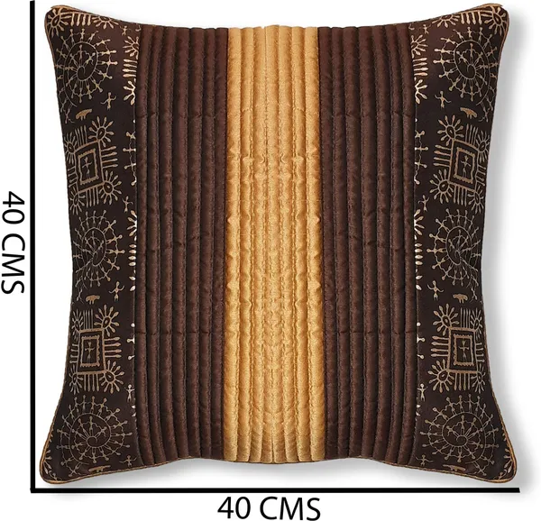 Stuff_N'_Fluff_Dupion_Silk_Cushions_Cover_(40_Cm*40_Cm,_Pack_Of_5,_Brown)