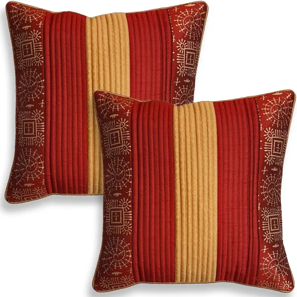 Stuff_N'_Fluff_Dupion_Silk_Cushions_Cover_(40_Cm*40_Cm,_Pack_Of_2,_Red)_-_Pack_Of_2