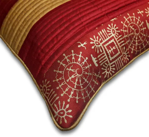 Stuff_N'_Fluff_Dupion_Silk_Cushions_Cover_(40_Cm*40_Cm,_Pack_Of_5,_Red)