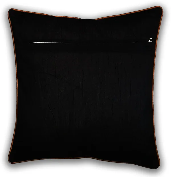 Stuff_N'_Fluff_Dupion_Silk_Cushions_Cover_(40_Cm*40_Cm,_Pack_Of_2,_Black)
