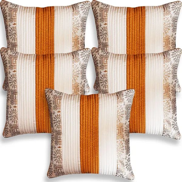 Stuff_N'_Fluff_Dupion_Silk_Cushions_Cover_(40_Cm*40_Cm,_Pack_Of_5,_White)