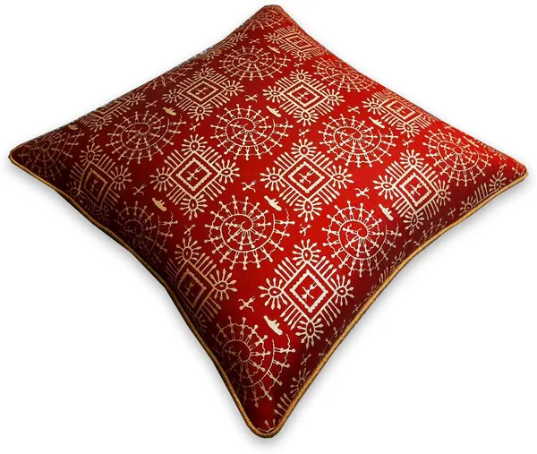 Stuff_N'_Fluff_Dupion_Silk_Cushions_Cover_(40_Cm*40_Cm,_Pack_Of_5,_Maroon)