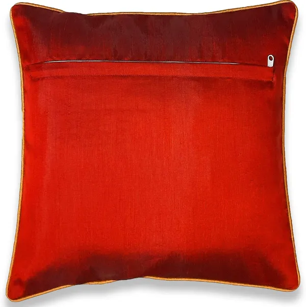 Stuff_N'_Fluff_Dupion_Silk_Cushions_Cover_(40_Cm*40_Cm,_Pack_Of_5,_Maroon)