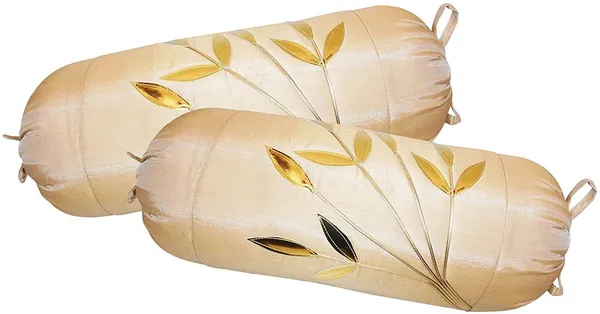 Stuff_N'_Fluff_Dupion_Silk_Bolsters_Cover_(40_Cm*70_Cm,_Pack_Of_2,_Beige)