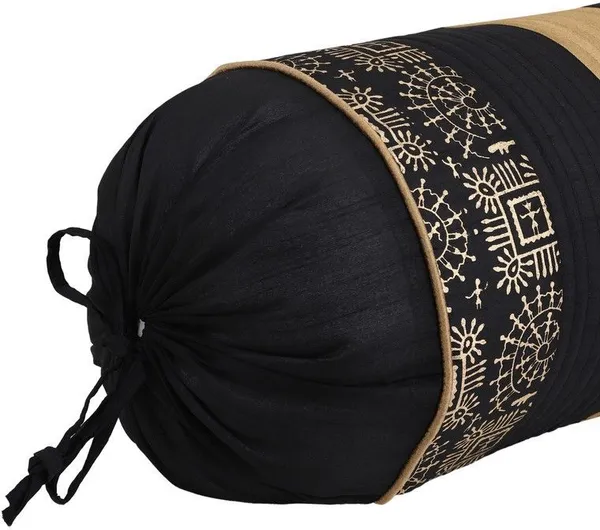 Stuff_N'_Fluff_Dupion_Silk_Cushions_&_Bolsters_Cover_(40_Cm*75_Cm,_Pack_Of_7,_Black)
