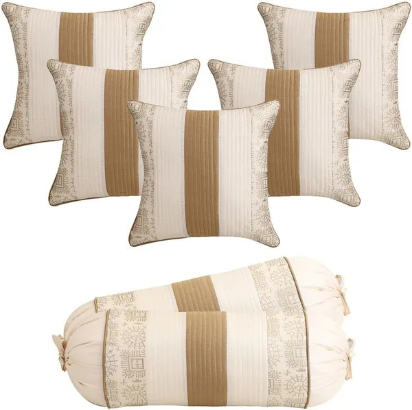 Stuff_N'_Fluff_Dupion_Silk_Cushions_&_Bolsters_Cover_(40_Cm*75_Cm,_Pack_Of_7,_Beige)